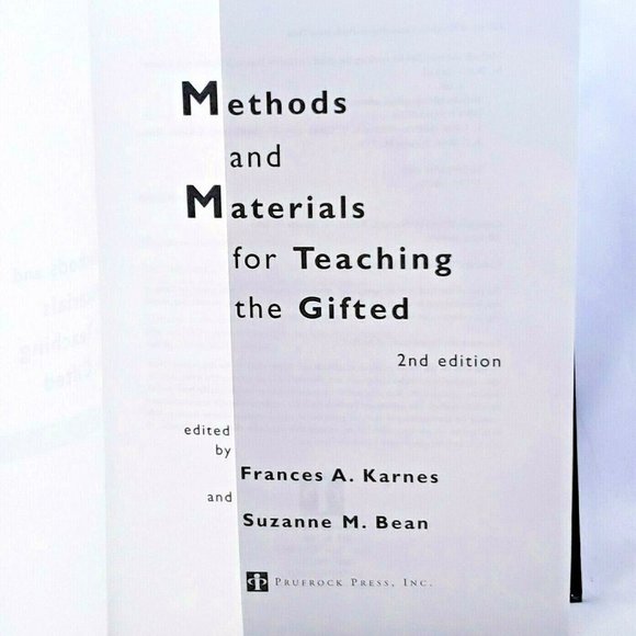 Methods and Materials for Teaching the Gifted (2005 2nd Edition) NEW Karnes Bean - Picture 2 of 5